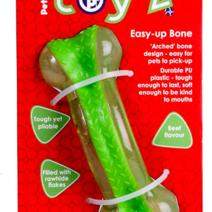 Toyz Easy-Up Bone Flavoured Chew Dog Toy, Beef